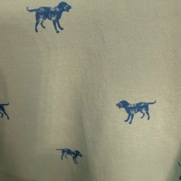 IZOD Men's Light Blue Shirt with Horse Print - Picture 3 of 4